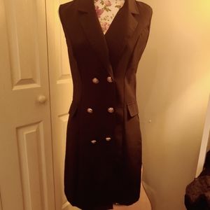 Double breasted blazer dress